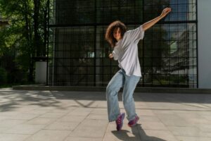 clase de baile en escuela de danza